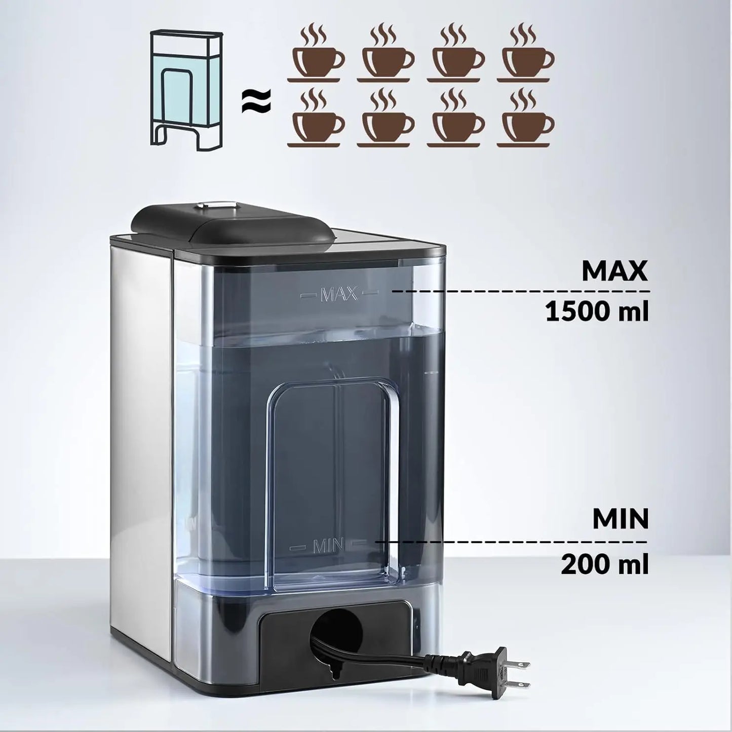 3-in-1 Single Serve Coffee Machine with K-Cup Compatibility