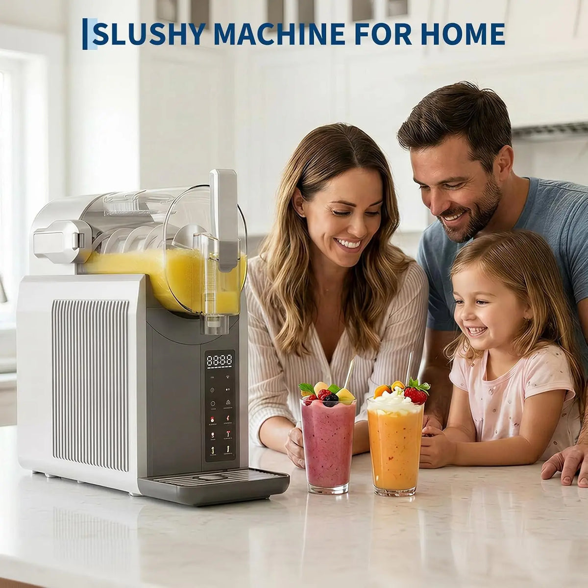 Tacleekii No Ice Slushie Maker With Preset Programs