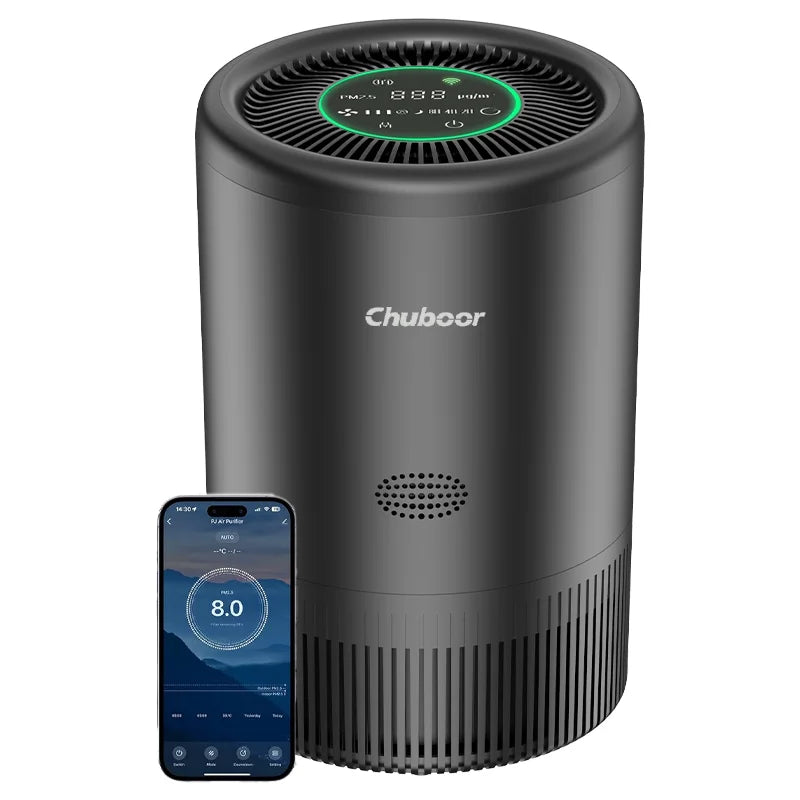 Chuboor HEPA Air Purifier For Bedroom With App Control