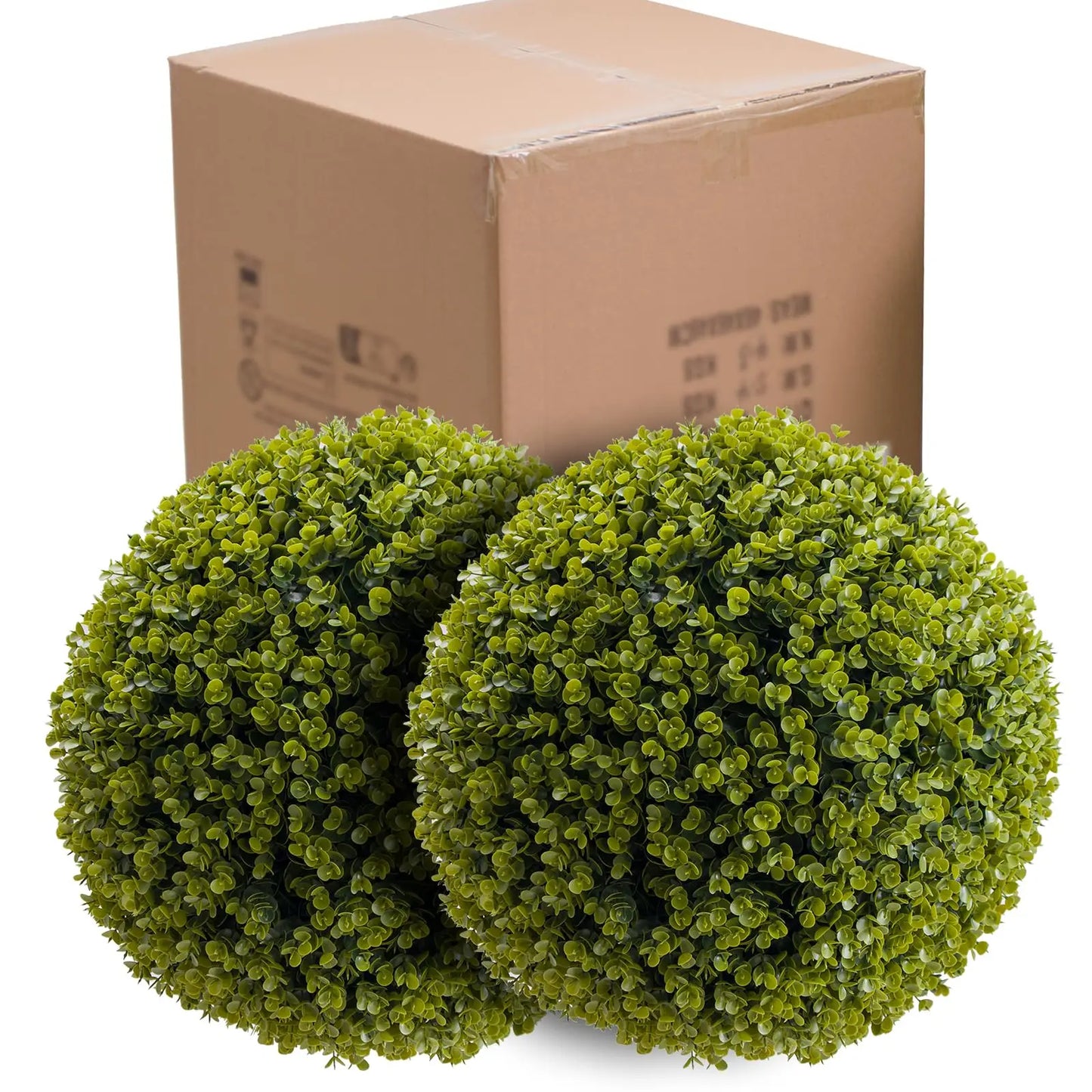 Studyset Outdoor Topiary Balls Artificial Cedar 2 Pack