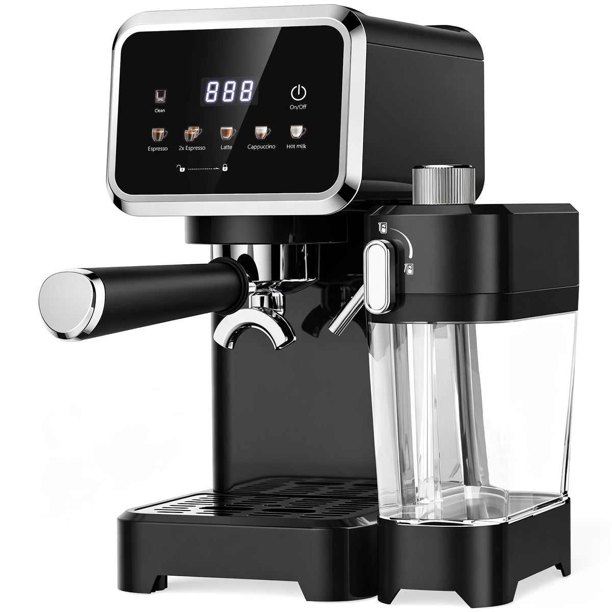 Touchscreen Espresso Machine With Automatic Milk Frother And Dual Boiler