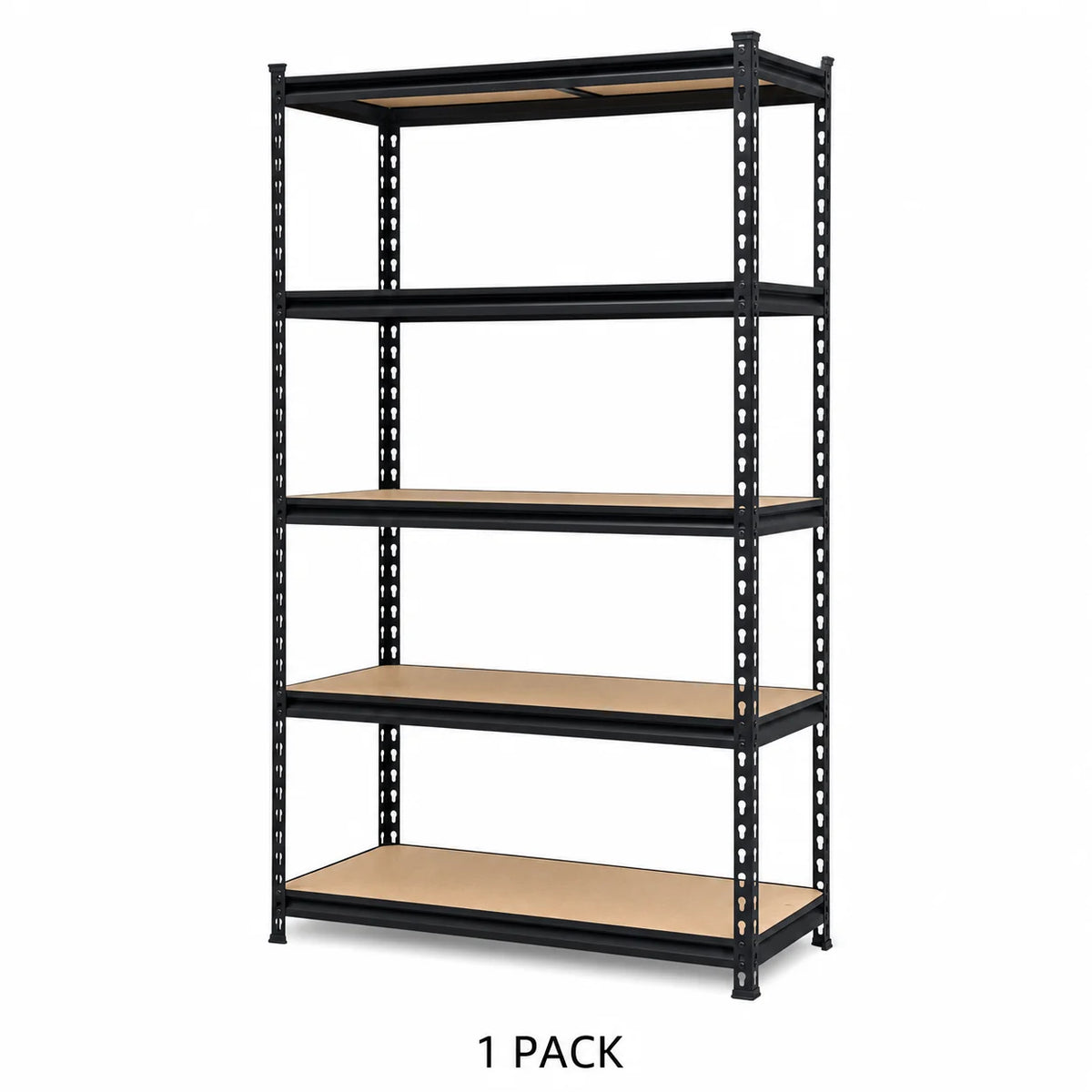 Slim Five Tier Heavy Duty Metal Storage Rack