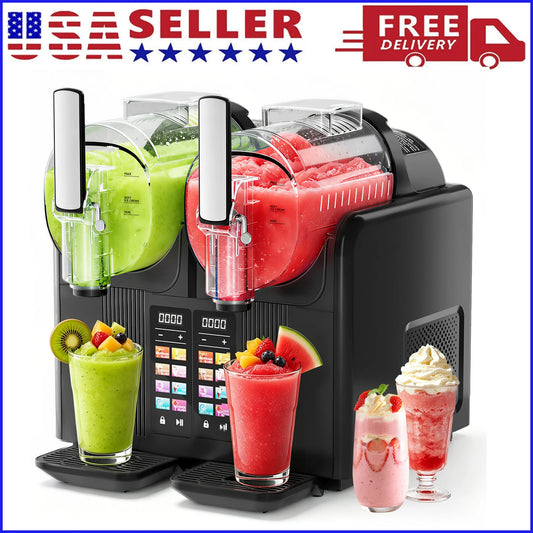 Frozen Drink Slushie Machine With Preset Modes And LED Display