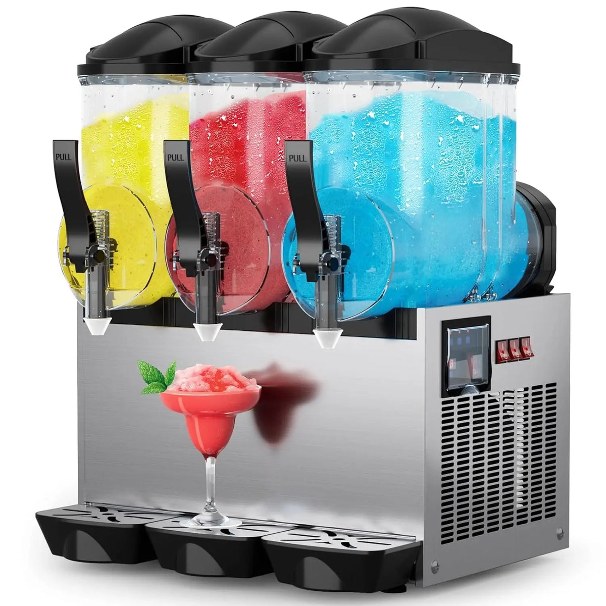 Mojgar Commercial Margarita And Slushy Machine With Self Cleaning Mode