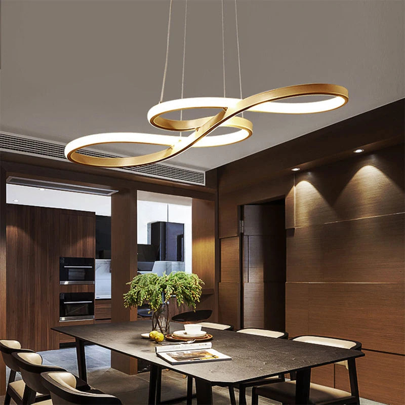 Ludengchaoshi Modern Kitchen Island Pendant Lights With Remote Dimming