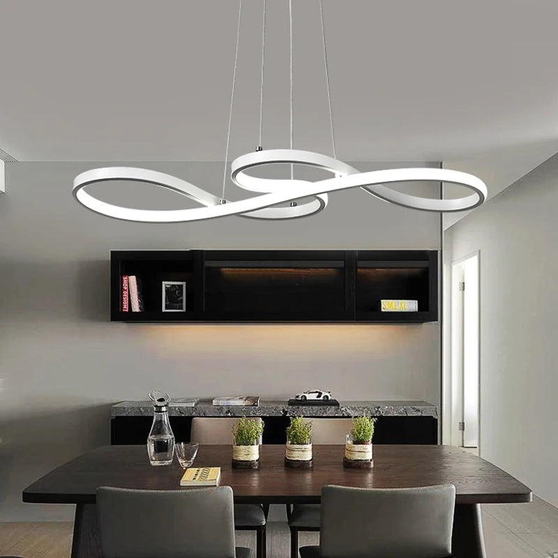 Ludengchaoshi Modern Kitchen Island Pendant Lights With Remote Dimming