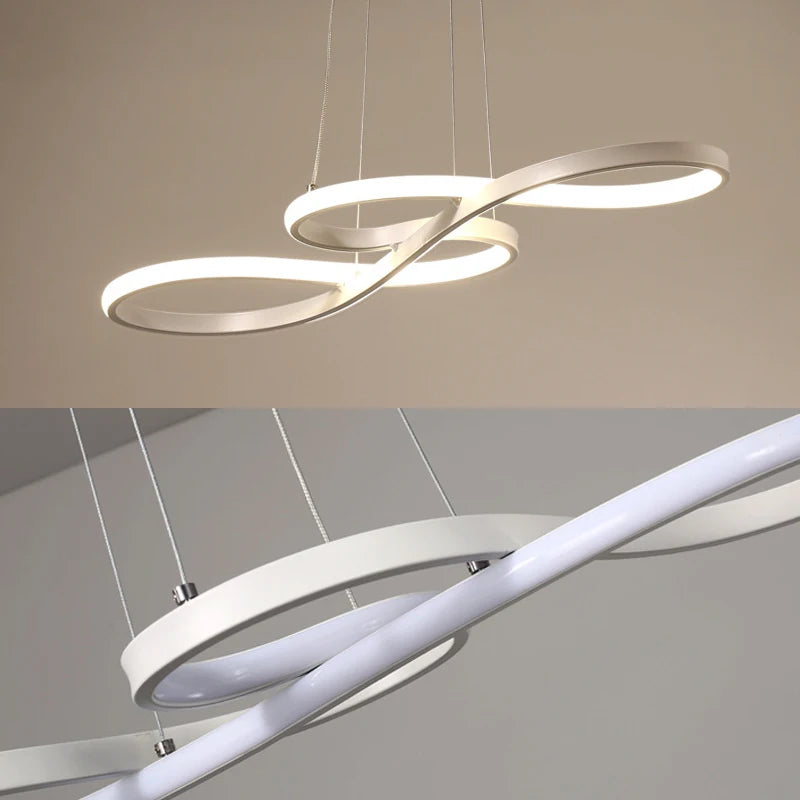 Ludengchaoshi Modern Kitchen Island Pendant Lights With Remote Dimming