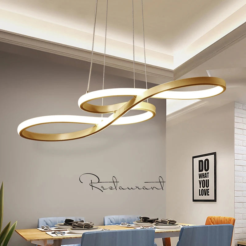 Ludengchaoshi Modern Kitchen Island Pendant Lights With Remote Dimming