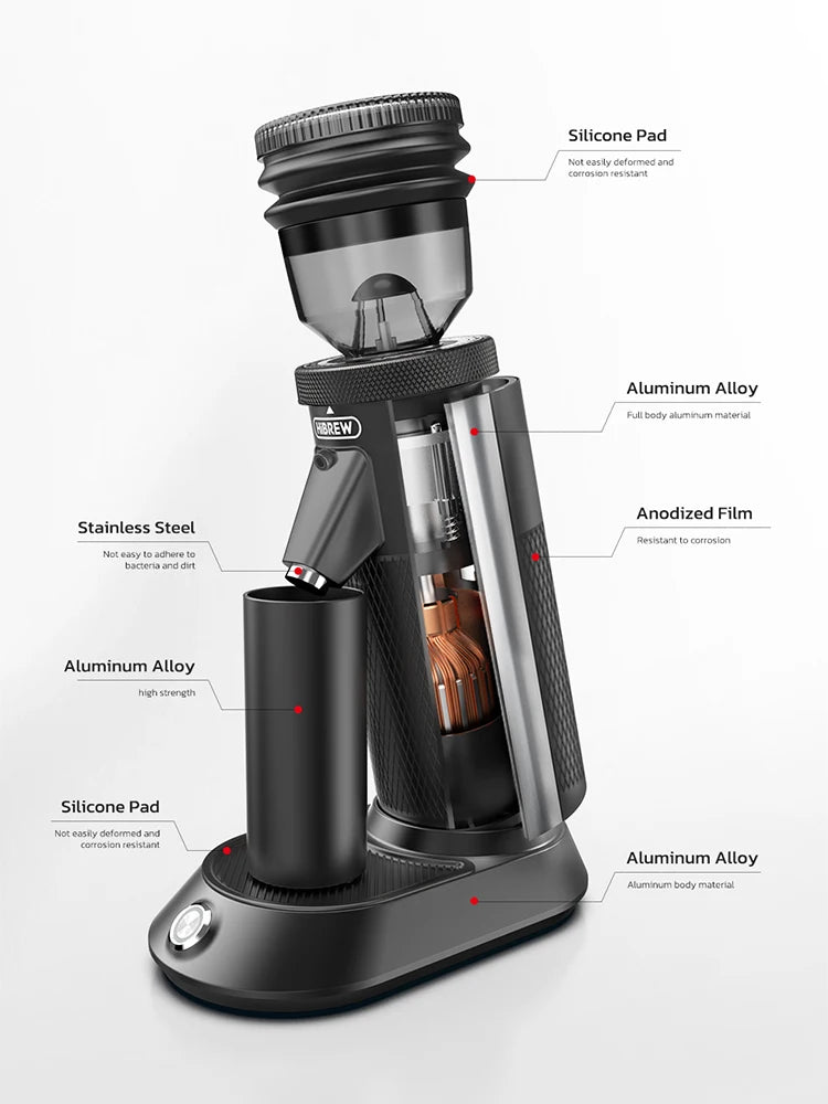HiBREW G5 Conical Burr Electric Coffee Grinder for Espresso