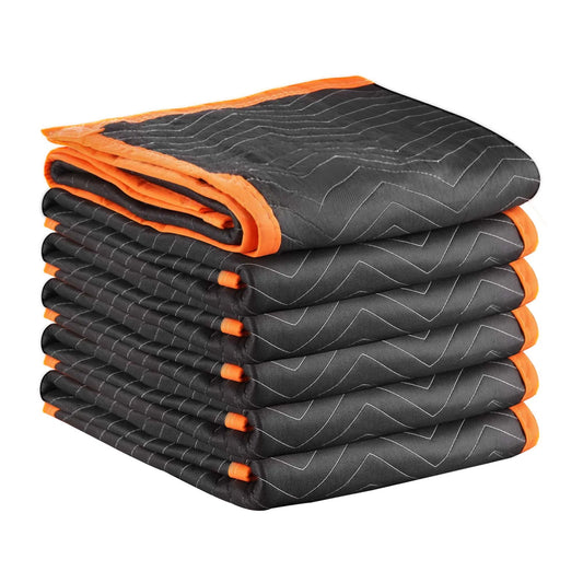 SucceBuy Moving Blanket 6 And 12 Pack Nonwoven Cotton Filling