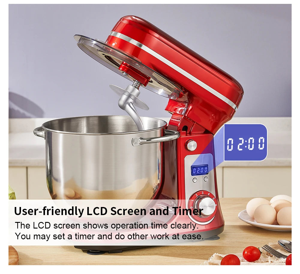 Biolomix Stand Mixer With 1200W Motor And Dough Hook