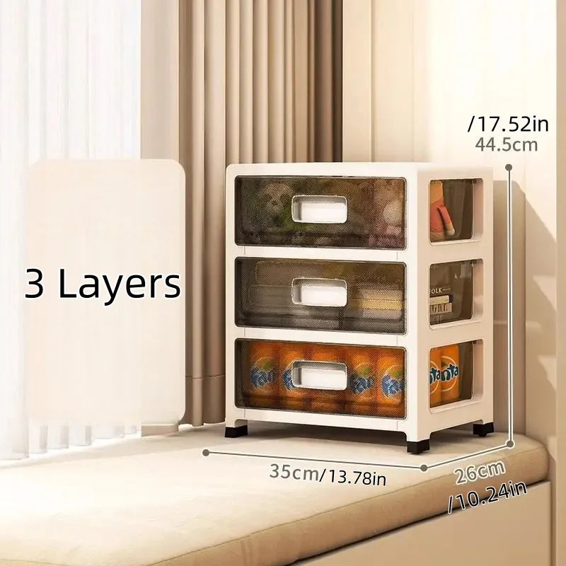 Zhejiang Choice 3 Tier Storage Cabinet Large Capacity Organizer