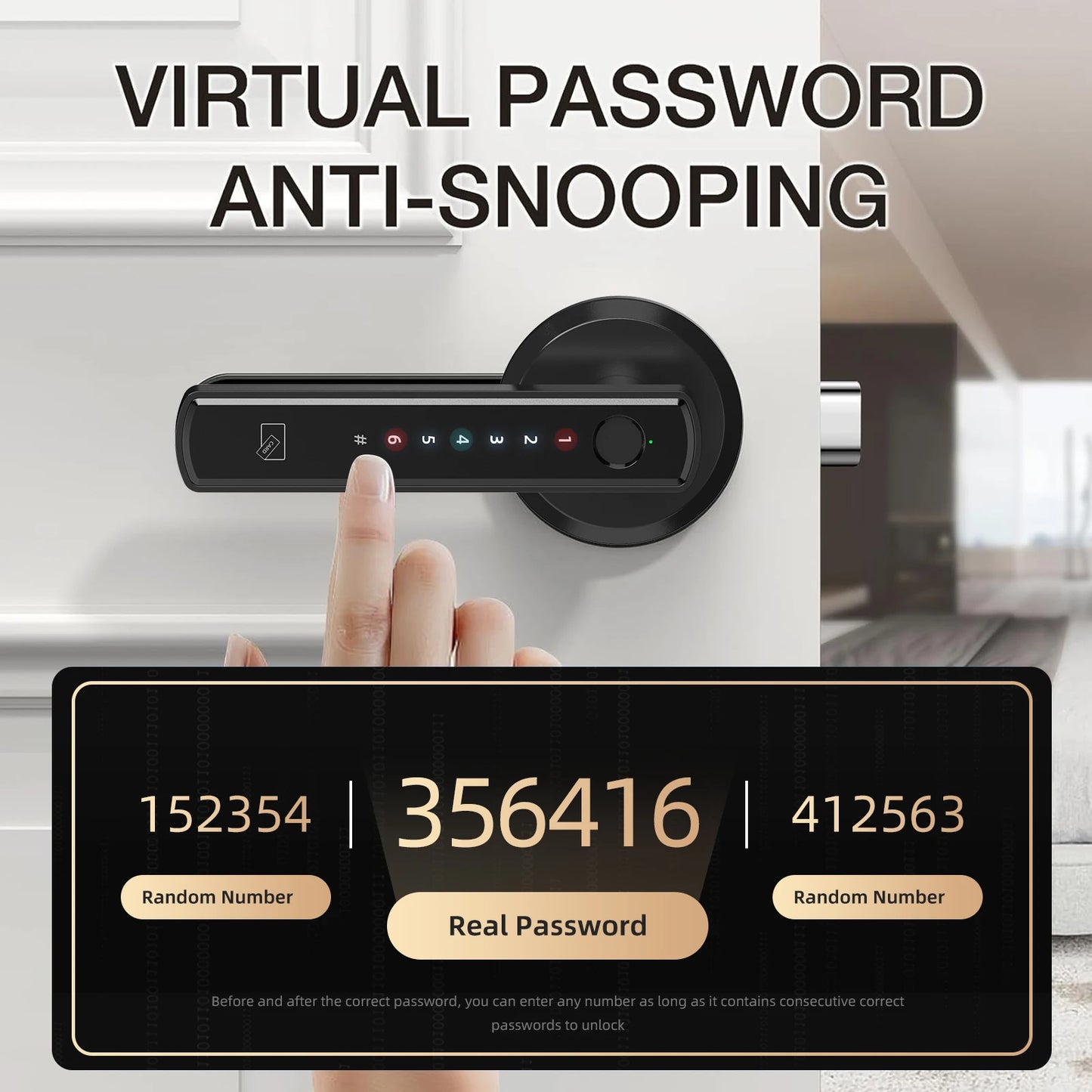 Viladepot Smart Lock Fingerprint Door Lock With App Control