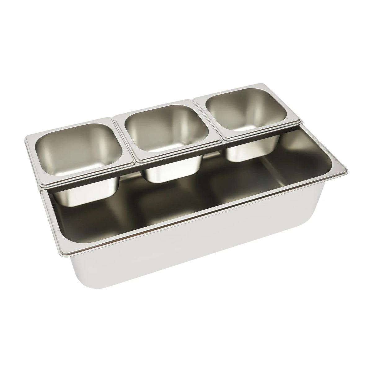 Bymaocar Stainless Steel Condiment Organizer With Transparent Lid