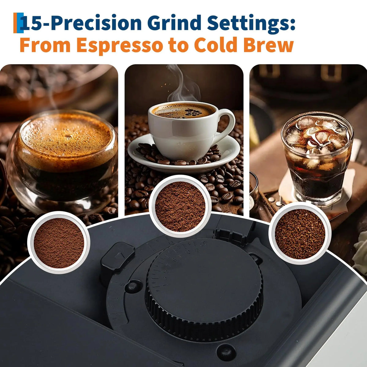 Adoolla Automatic Espresso Machine With Milk Frother