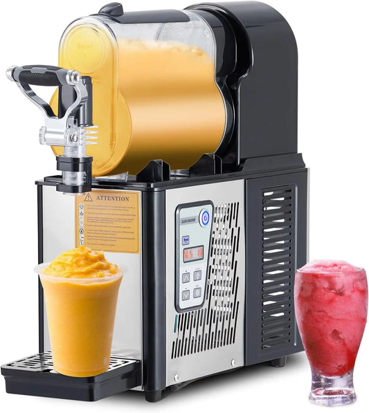 Tacleekii Commercial Slushy Machine With Digital Control and Self Cleaning