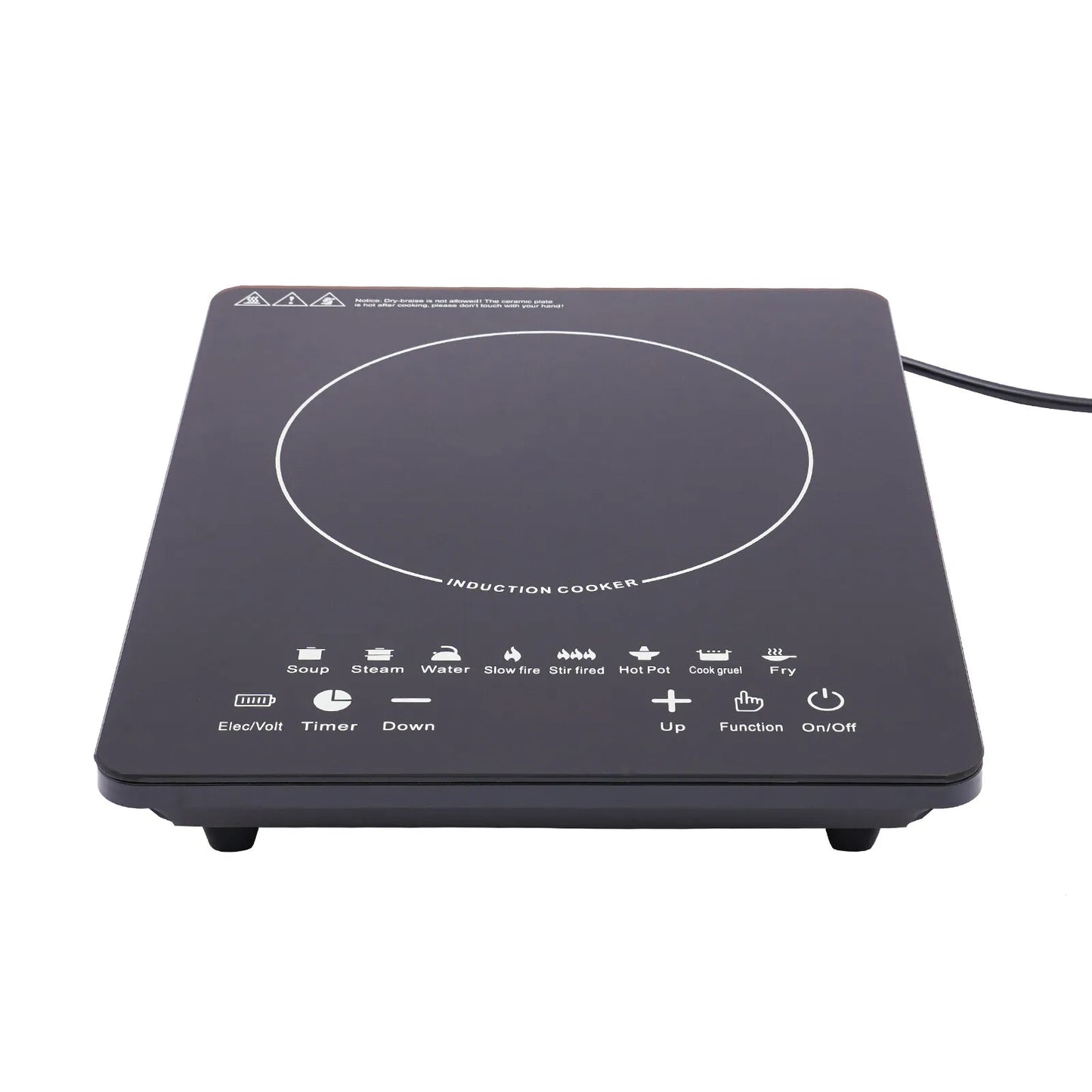 Portable Induction Cooktop 110V 750W With 8 Power Levels
