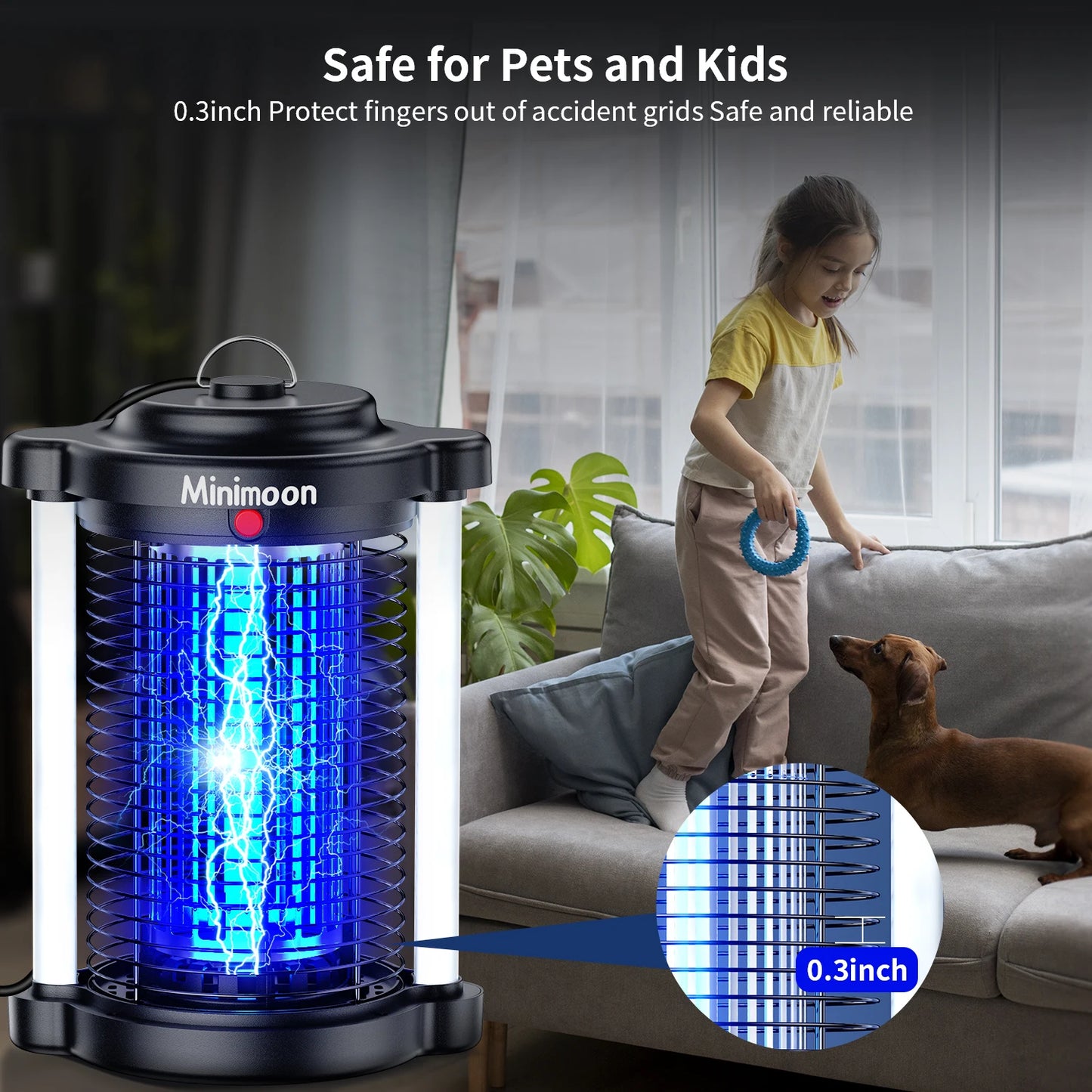 Bug Zapper Outdoor Mosquito And Insect Trap With LEDs