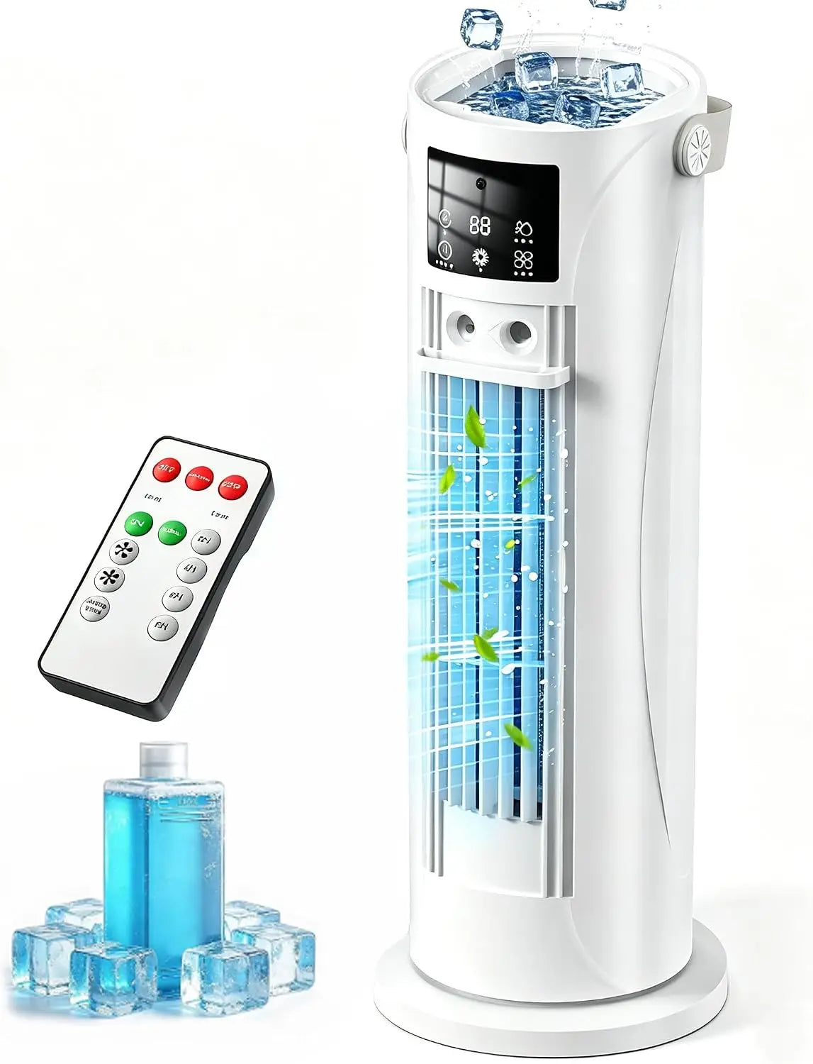 Portable Evaporative Tower Fan With 120 Degree Rotation