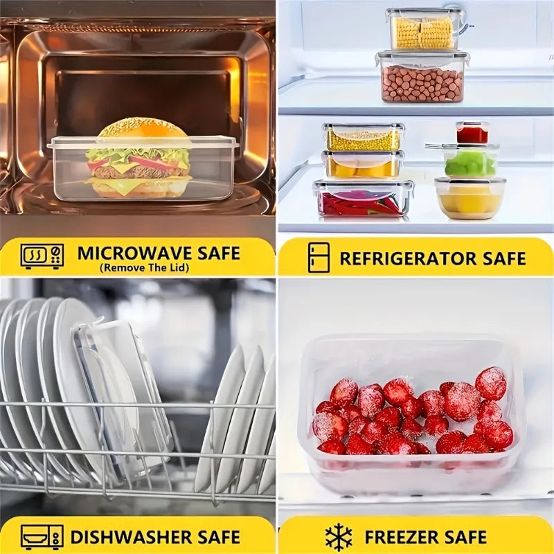 Airtight Food Storage Containers With Locking Lids
