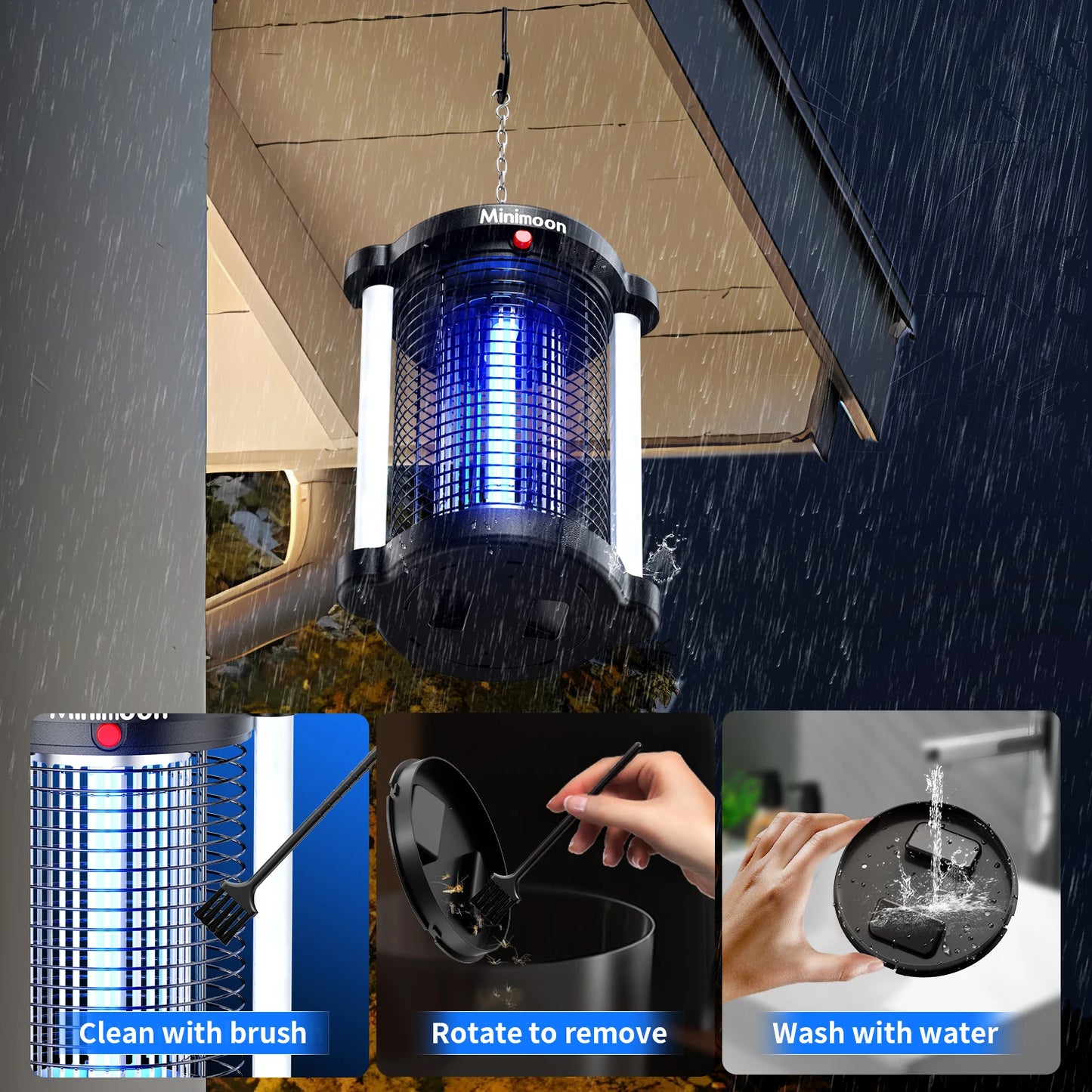 Bug Zapper Outdoor Mosquito And Insect Trap With LEDs