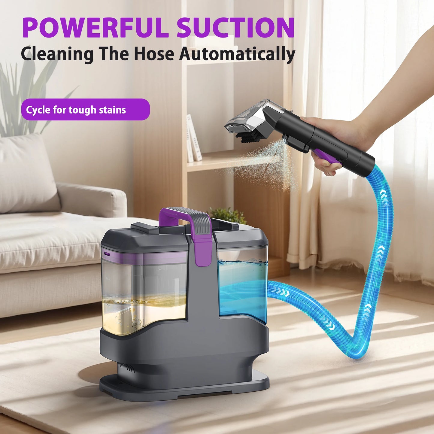 INSE C9 Spot Corded Vacuum Cleaner With Wet Sprayer For Sofa And Car