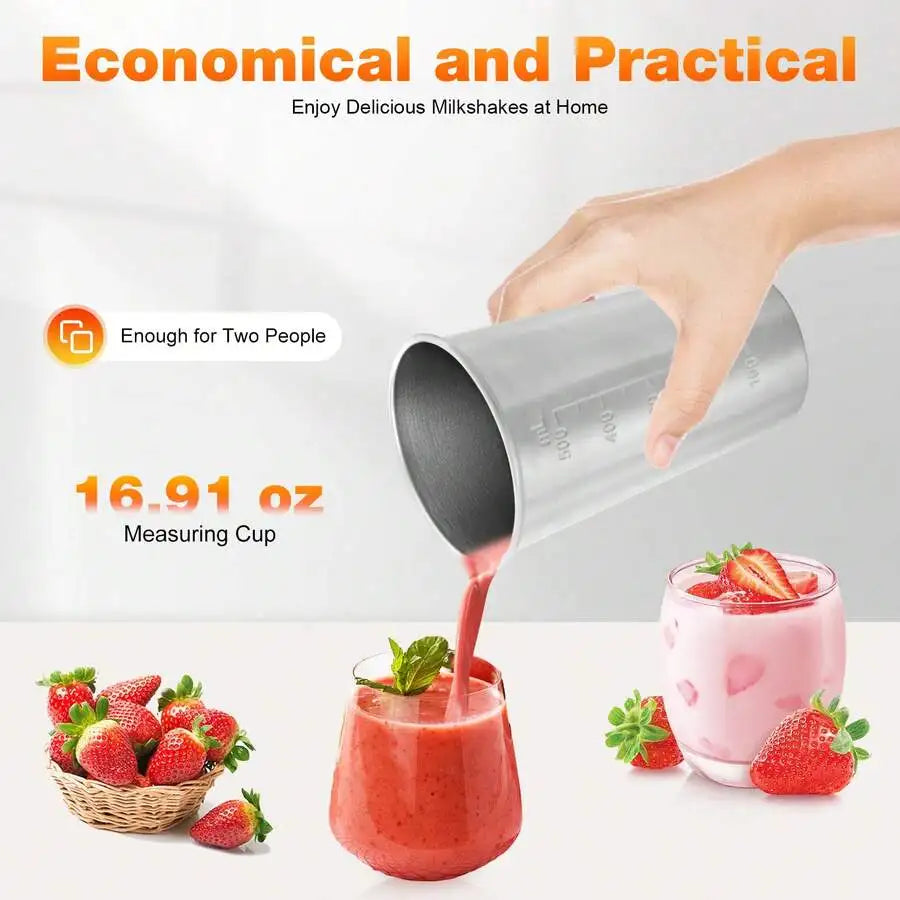 XMSJ Commercial Milkshake Machine Drink Mixer Smoothie Blender