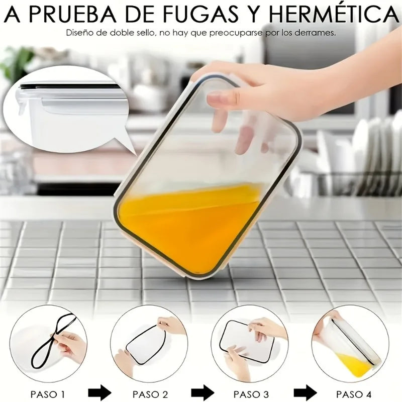 Airtight Food Storage Containers With Locking Lids