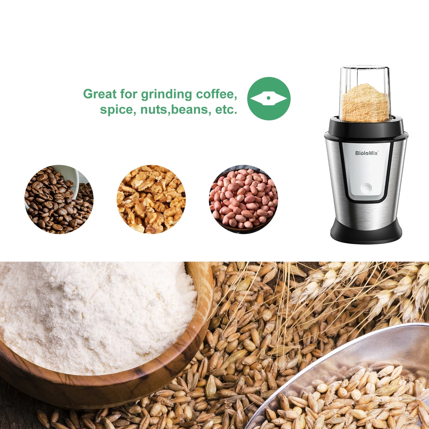 Biolomix 700W All-In-One Food Processor Juicer Blender