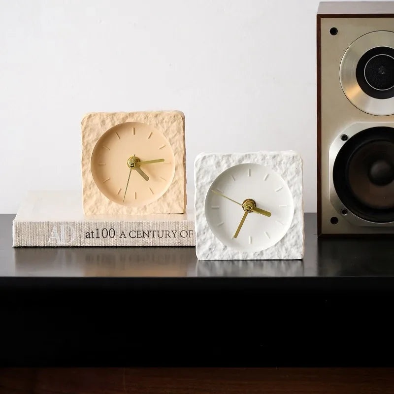 Minimalist Desk Clock for Home Decor Quartz