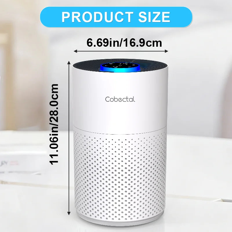 ZQA-4000C Air Purifier AH14 True HEPA 3in1 for Large Rooms