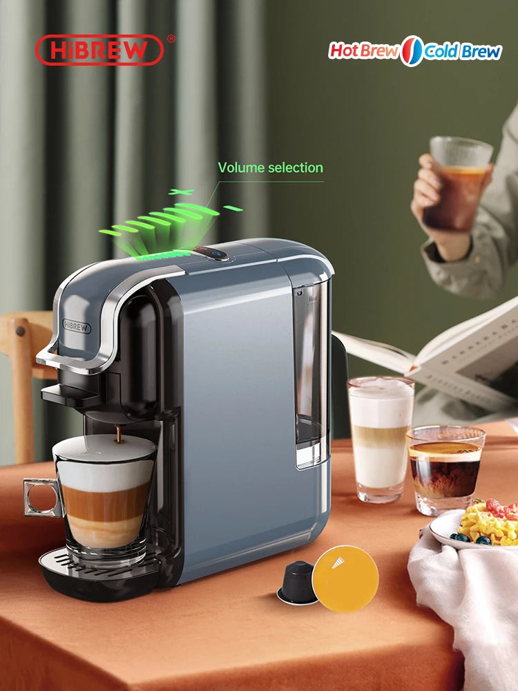 HiBREW 5 In 1 Capsule Coffee Machine Nespresso Compatible