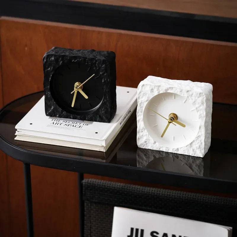 Minimalist Desk Clock for Home Decor Quartz
