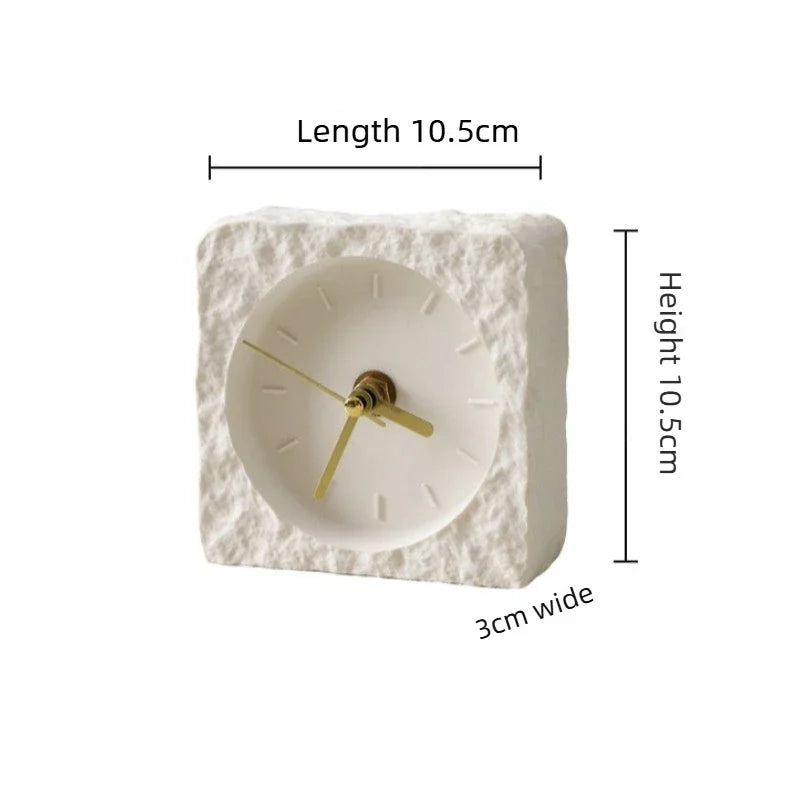 Minimalist Desk Clock for Home Decor Quartz