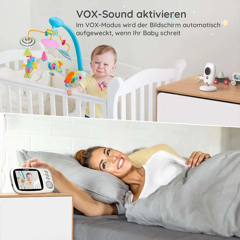 BOIFUN Baby Monitor Wireless Camera With VOX Night Vision