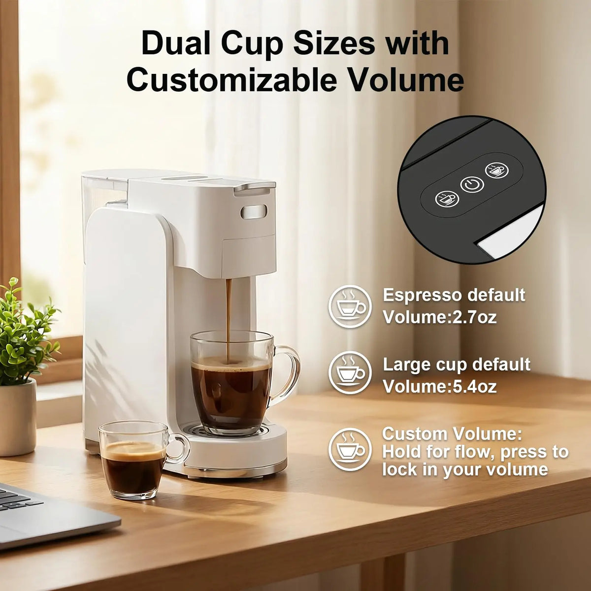 4 In 1 Single Serve Hot And Iced 20 Bar Espresso Coffee Maker