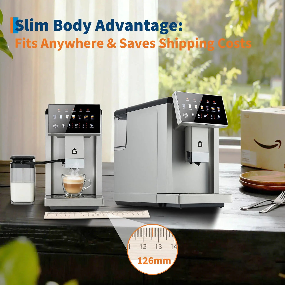 Adoolla Automatic Espresso Machine With Milk Frother