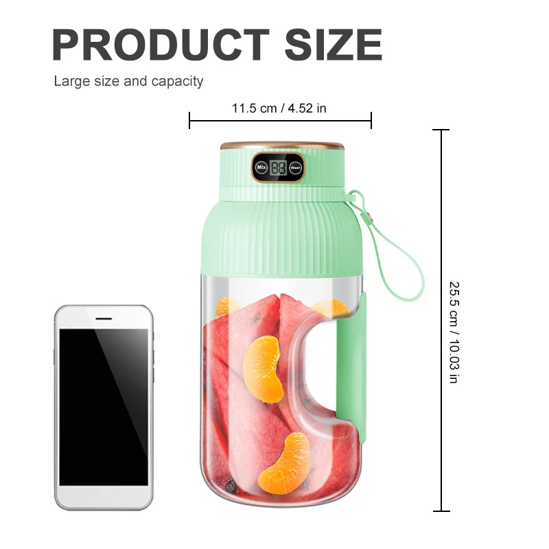 Portable USB Juicer Blender Handheld Fruit Cup
