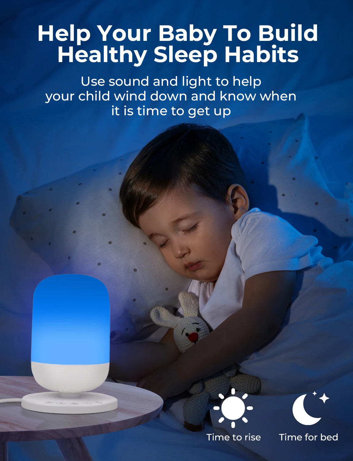Wouwon Tuya Smart White Noise Machine With App Control