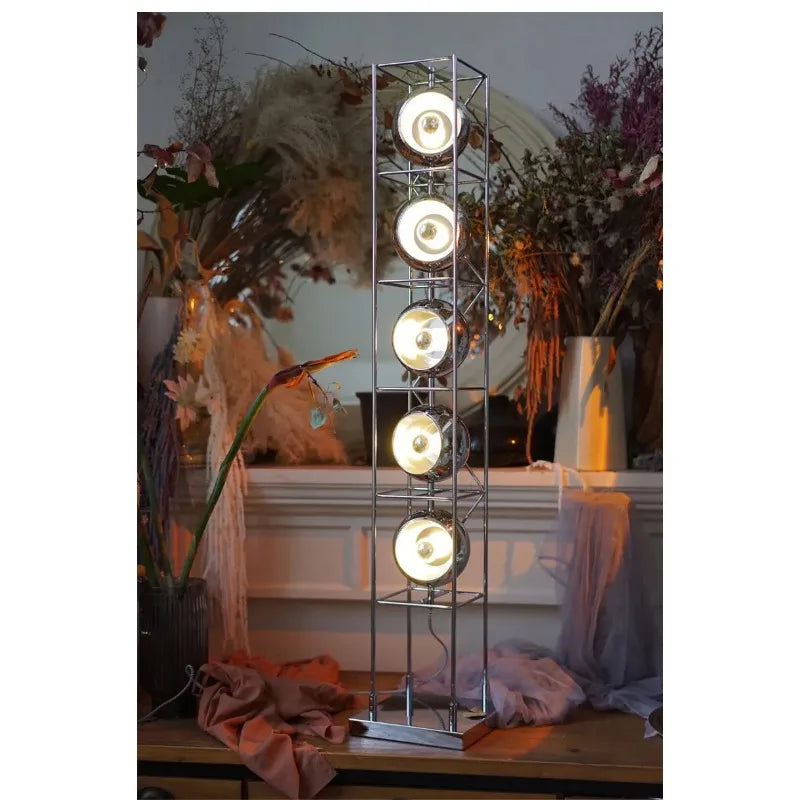 Obervist Bauhaus Chrome LED Floor Lamp