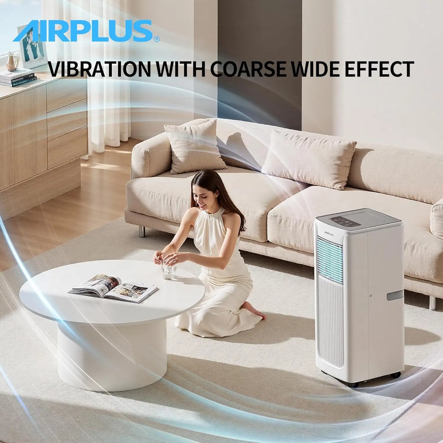 AirPlus Portable Air Conditioner With Dehumidifier And Remote