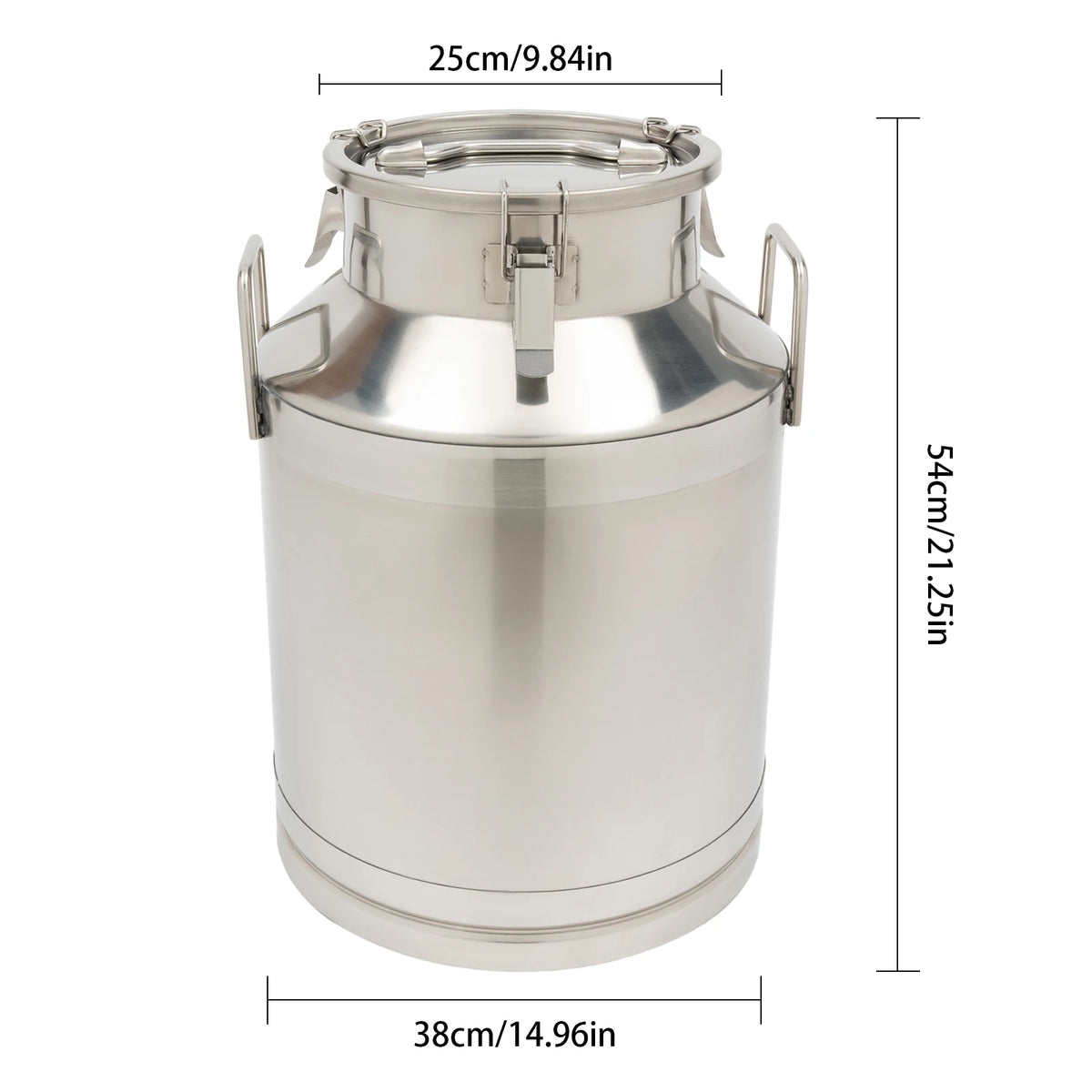 Bymaocar Stainless Steel Food Storage Canister With Locking Lids
