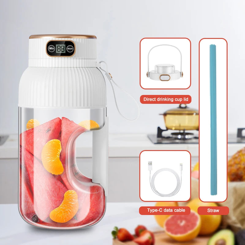 Portable USB Juicer Blender Handheld Fruit Cup