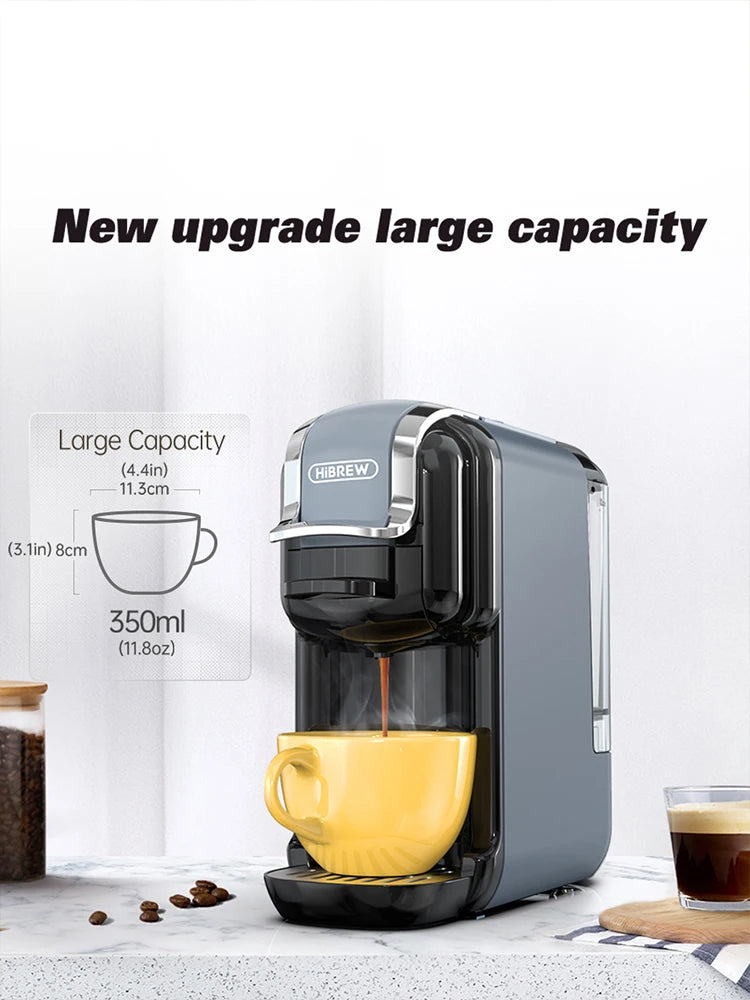 HiBREW 5 In 1 Capsule Coffee Machine Nespresso Compatible