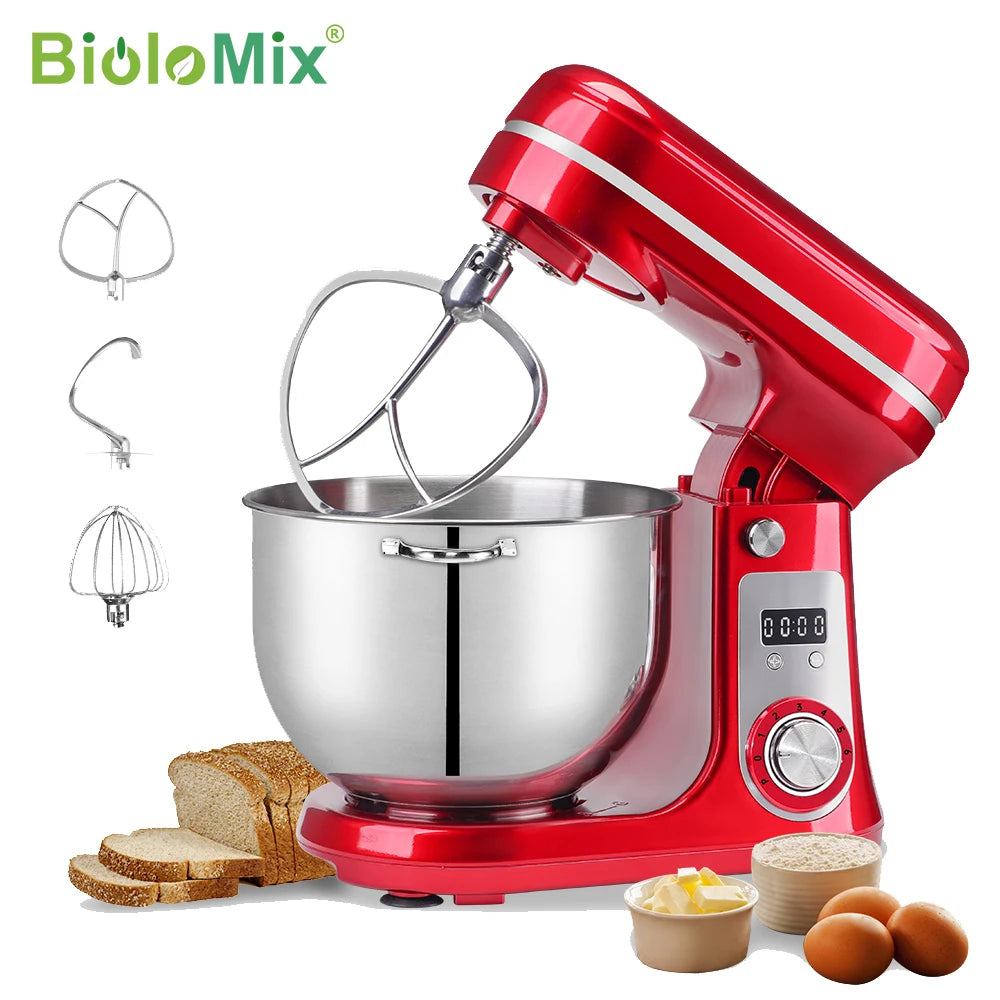 Biolomix Stand Mixer With 1200W Motor And Dough Hook