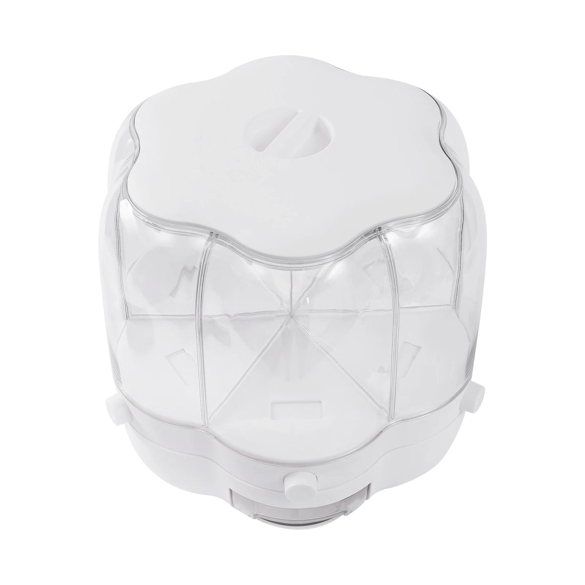 Bymaocar Rotating Six Compartment Airtight Rice and Grain Dispenser