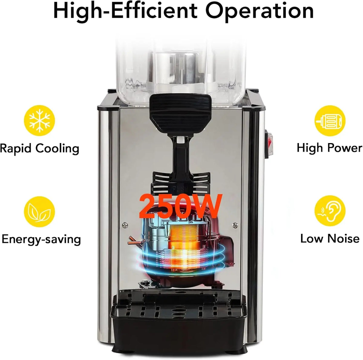 Tacleekii Commercial Stainless Steel Beverage Dispenser With Thermostat