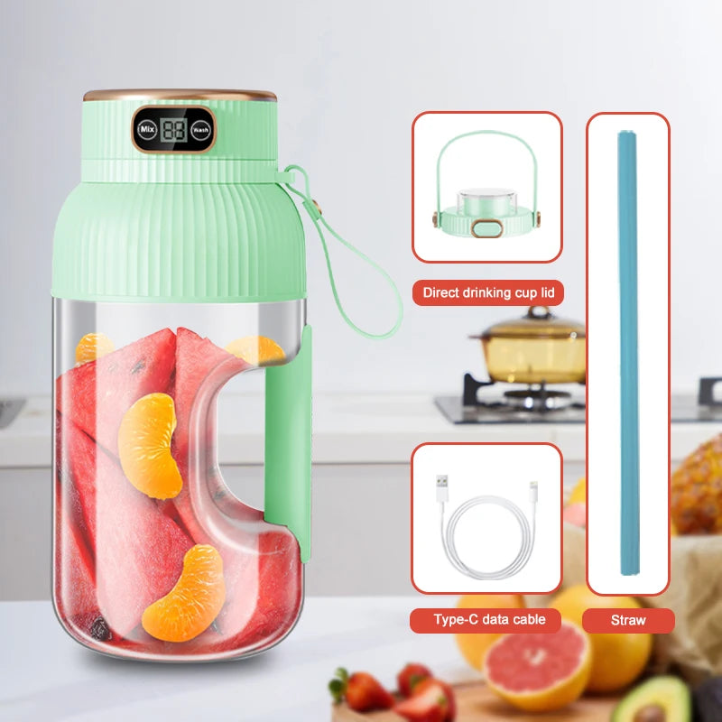 Portable USB Juicer Blender Handheld Fruit Cup