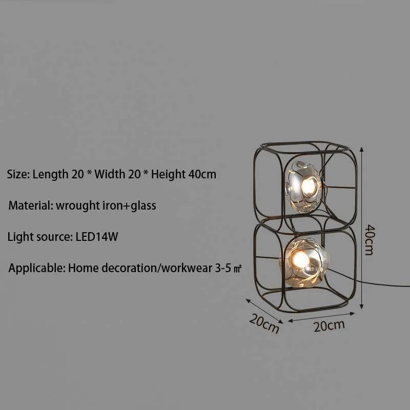 JIAYOOR LED Metal Floor Lamp Chrome Finish Modern Bauhaus Style