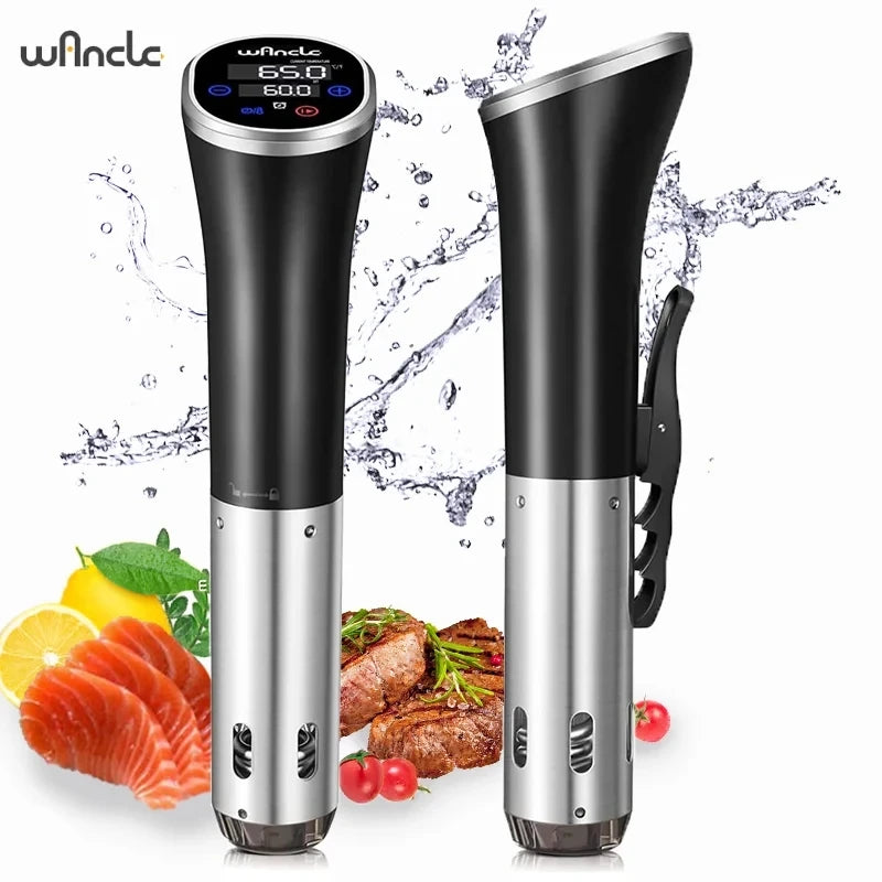 Wancle 1100W Sous Vide Cooker LCD Immersion Circulator IPX7 Waterproof